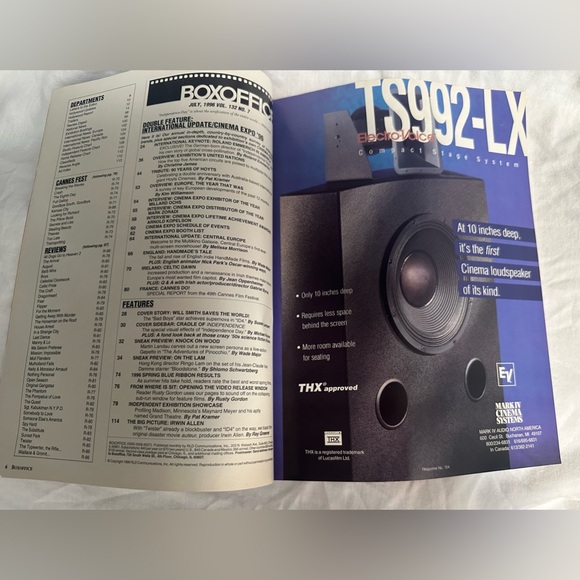 Vintage - BOX OFFICE Magazine - July 1996 - Will Smith - Picture 6 of 7